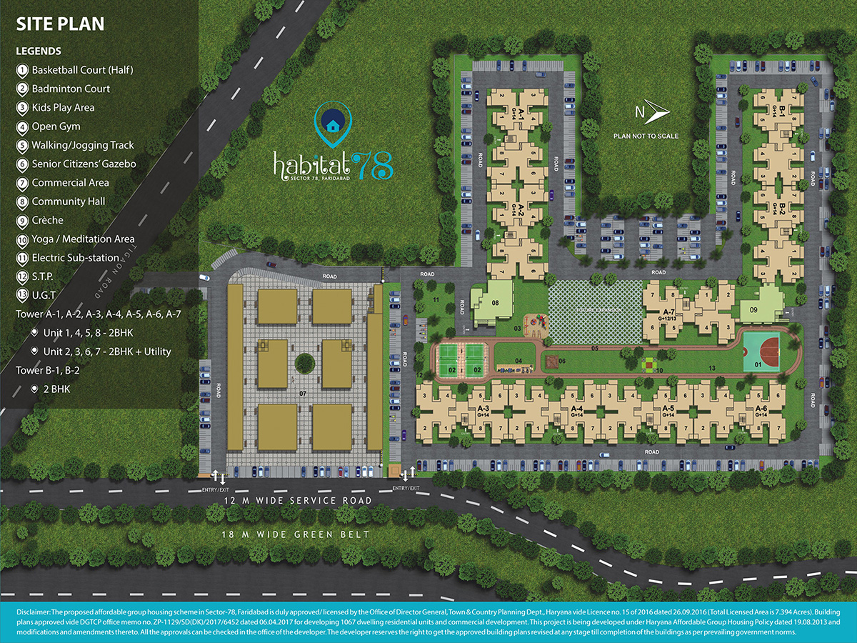 Conscient Habitat Site Plan